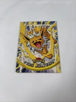 2000 Topps Pokemon Series 3 #135 Jolteon TV Animation Edition Blue Vintage - Image 1