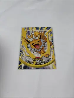 2000 Topps Pokemon Series 3 #135 Jolteon TV Animation Edition Blue Vintage - Image 5