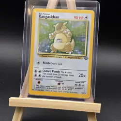 MP - Kangaskhan Holo Rare Jungle 5/64 Vintage Pokemon TGC - Image 1