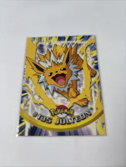 2000 Topps Pokemon Series 3 #135 Jolteon TV Animation Edition Blue Vintage - Image 1