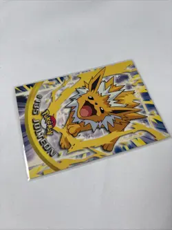 2000 Topps Pokemon Series 3 #135 Jolteon TV Animation Edition Blue Vintage - Image 2