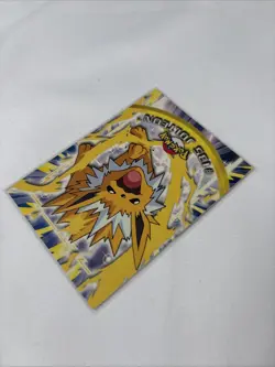 2000 Topps Pokemon Series 3 #135 Jolteon TV Animation Edition Blue Vintage - Image 4