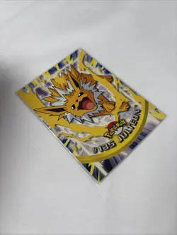 2000 Topps Pokemon Series 3 #135 Jolteon TV Animation Edition Blue Vintage - Image 5
