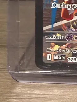 Pokemon TCG IR #179 Mega Lucario EX Ultra Rare Mega Evolutions Mint Condition - Image 5