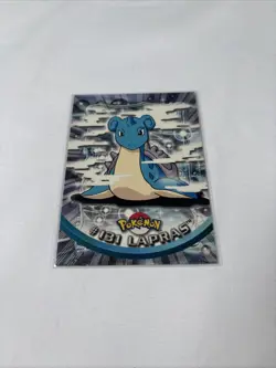 2000 Topps Pokemon Series 3 #131 Lapras TV Animation Edition Blue - Image 1