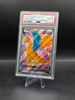 Pokemon Charizard V SWSH050 - Black Star Promo Champions Path - PSA 10 GEM MINT - Image 1