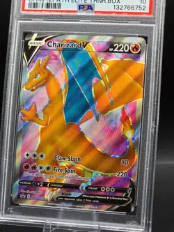 Pokemon Charizard V SWSH050 - Black Star Promo Champions Path - PSA 10 GEM MINT - Image 2