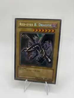 Yu-Gi-Oh! Red-Eyes B. Dragon BPT-005 2002 Secret Rare Holo English - Image 1