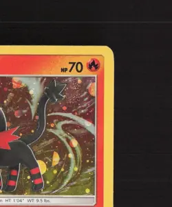 Litten SM23 Sun & Moon Black Star Promo Cosmos Holo Pokemon Card LP - Image 4