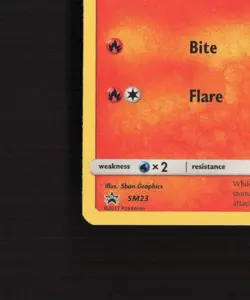 Litten SM23 Sun & Moon Black Star Promo Cosmos Holo Pokemon Card LP - Image 5
