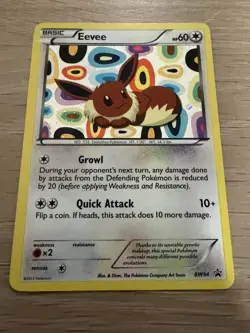 Eevee BW94 Black & White Holo Promo Pokemon Card TCG NM - Image 1