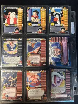 Score Dragon Ball Z CCG Trunks Majin Buu Kid Buu Krillin Dabura Cards - Image 2