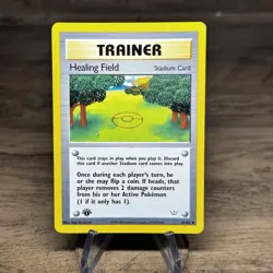 Pokemon Card - Neo Revelation 61/64 - HEALING FIELD (uncommon) *1st Edition* NM - Image 1