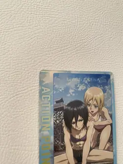 Mikasa Attack on Titan Action Point UA23BT/AOT-1-AP02 Union Arena Card Foil - Image 3