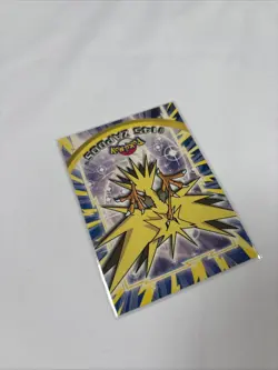 Pokemon Card Zapdos #145 TOPPS Series 3 TV Animation Series Blue Logo - Image 3