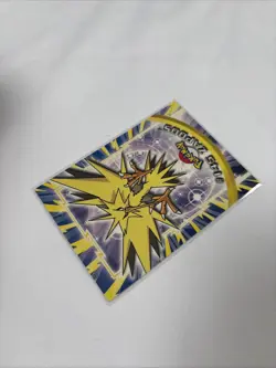Pokemon Card Zapdos #145 TOPPS Series 3 TV Animation Series Blue Logo - Image 4