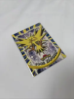 Pokemon Card Zapdos #145 TOPPS Series 3 TV Animation Series Blue Logo - Image 5