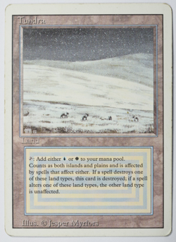 Tundra Magic Card Dual Land Revised MTG Reserved List - Image 1