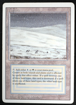 Tundra Magic Card Dual Land Revised MTG Reserved List - Image 3