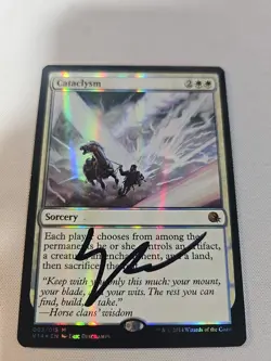 Cataclysm From the Vault: Annihilation Foil Signed By Artist Eric Deschamps - Image 2