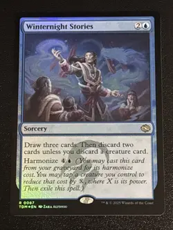 MTG Tarkir: Dragonstorm Winternight Stories Foil 0067 NM Rare - Image 1