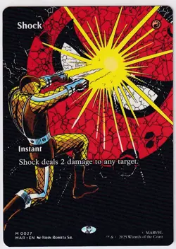 Shock (Borderless) Marvel Universe Eternal-Legal MTG Regular - Image 1