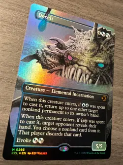 Deceit Borderless Foil (0293) Lorwyn Eclipsed - Image 1