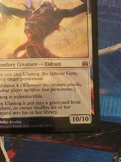 MTG Ulamog, The Infinite Gyre - From The Vault : Legends NM FOIL - Image 5