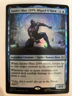 MTG Spider-Man 2099, Miguel O'Hara Marvel's Spider-Man Eternal-Legal Foil 0008 M - Image 1