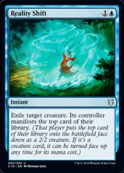 Reality Shift - Commander 2019 #092/302 MTG Magic The Gathering - Image 1