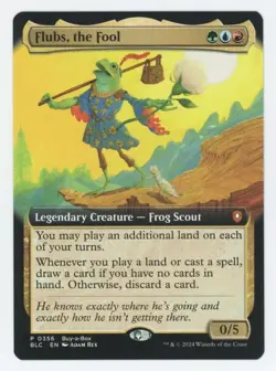 1x NM PROMO Flubs the Fool, Bloomburrow Commander MTG *NM* - Image 1