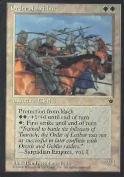 Order of Leitbur - Fallen Empires: #16c, Magic: The Gathering Nm R83 - Image 1