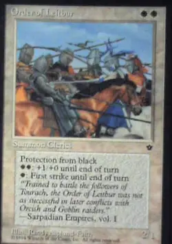 Order of Leitbur - Fallen Empires: #16c, Magic: The Gathering Nm R100 - Image 1