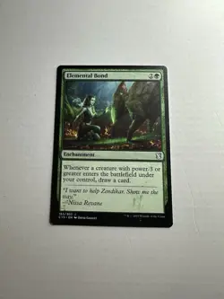 Elemental Bond MP Commander 2019 Magic The Gathering Mtg Moderate Play Scratched - Image 1