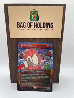 Knuckles's Gloves - 2095 - Rainbow Foil - Sonic Secret Lair - Magic - MTG- NM - Image 1
