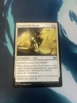 Sheltered by Ghosts Duskmourn: House of Horror Regular Mtg Nm - Image 1