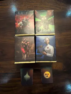 All Four Fallout Magic The Gathering Decks MTG - Image 1