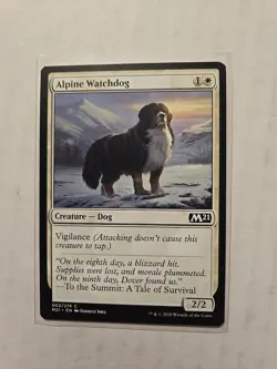 Alpine Watchdog - Core Set 2021 M21 - LP - Common - Creature - Image 1