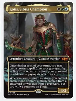 Kotis, Sibsig Champion (FOIL) | MTG TDC | EDH Commander Sultai Zombie Graveyard - Image 1