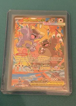 Pokemon TCG Mega Kangaskhan EX 182/132 Mega Evolution Secret Illustration NM - Image 1