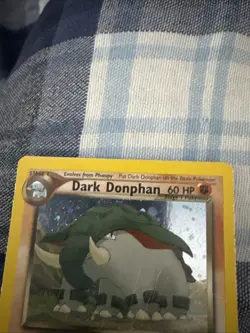 Pokemon Dark Donphan Neo Destiny TCG Holo Rare Card 3/105 - Image 2