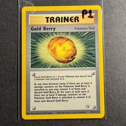 Gold Berry - 93/111 - Neo Genesis - Unlimited - Uncommon - Pokemon - Played - Image 3