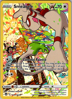 Smeargle TG10/TG30 2022 Silver Tempest Pokemon Card TCG Trainer Gallery Holo Nm - Image 1