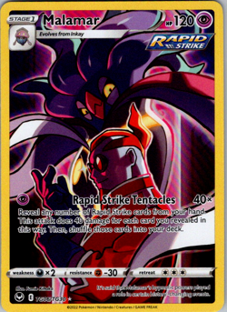 Malamar TG06/TG30- Pokemon SWSH12: Silver Tempest Trainer Gallery Ultra Rare - Image 1