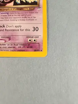 Dark Slowking Neo Destiny 20/105 Rare Pokemon - Image 4