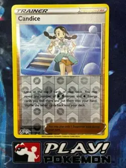 Candice 152/195 Reverse Holo Silver Tempest Pokemon TCG Card NM + Cardsaver - Image 1