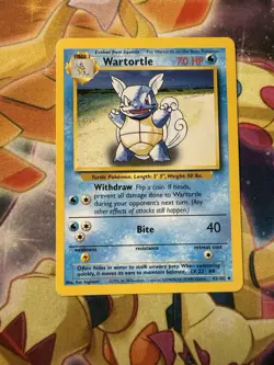 Wartortle - 42/102 - Pokemon Base Set Unlimited Card WOTC NM - Image 1