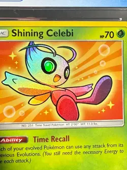 Shining Celebi 2017 Black Star Promos sm79 Super Premium Collect CGC 7.5 Pokemon - Image 3