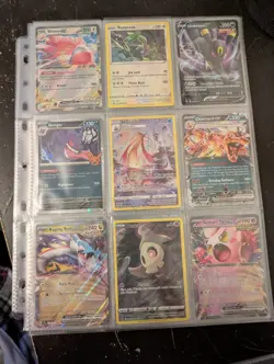 Lot of 63 Pokemon TCG Cards Various Sets EX, V, & Holo+ Full Arts - Image 1