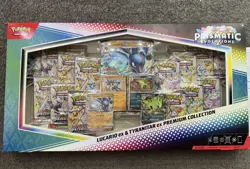 *US IMPORT* Lucario Tyranitar Ex Premium Collection Prismatic Evolutions Pokemon - Image 1